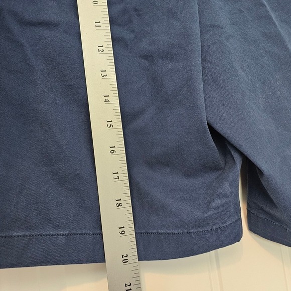 Members Mark Flat Front Shorts Men's Size 40 Blue Everyday Casual 9" Inseam - Picture 5 of 7